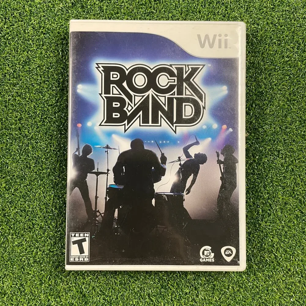 Rock Band (Nintendo Wii) Complete CIB Tested
